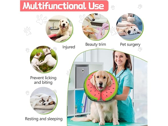 Dog Cone Collar for Small Medium Large Dogs
