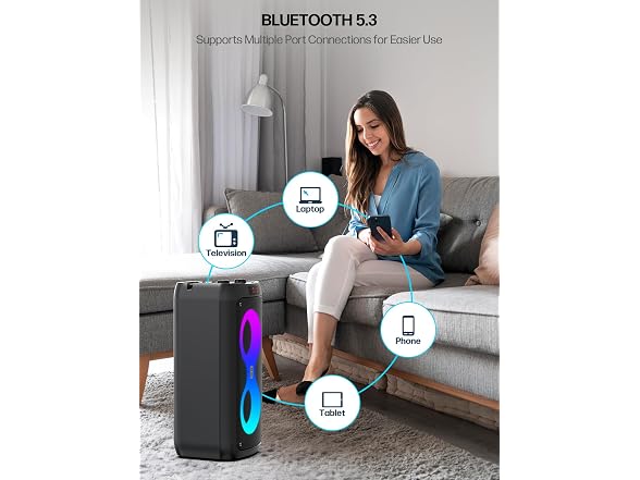 JAPOUCA Portable Karaoke Machine