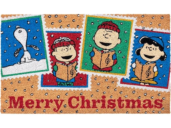 Gertmenian Peanuts Snoopy Coir Doormat