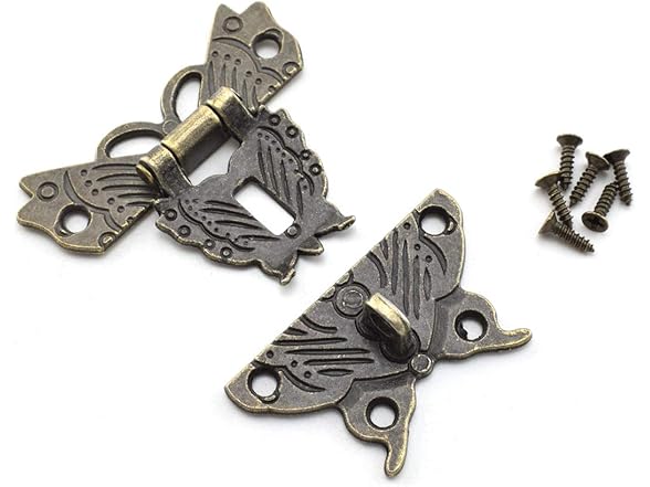 OZXNO Antique Latch Hasp, OZXNO 2-Pack