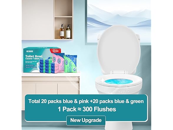 Msvvko Toilet Bowl Cleaner Tablets