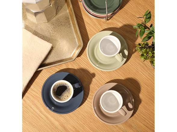 Gibson Home Brew Harmony 13 Piece Espresso Cup Set