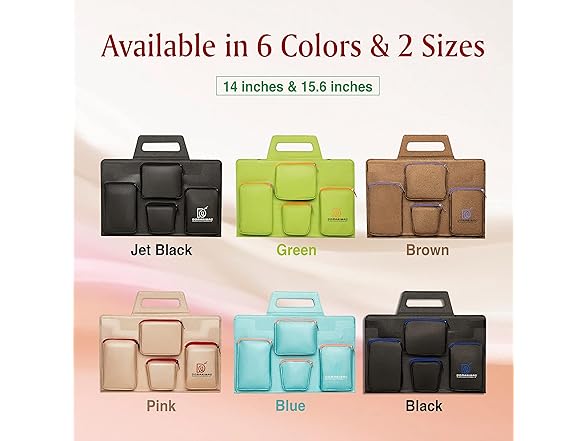 The Domari Bag Vegan Leather Laptop Sleeve