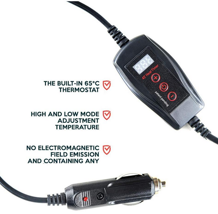 Zone Tech SE0072 Mini Heated Travel Pad 12V - Gallery 6