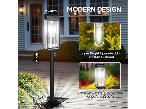 ELECLINK Solar Pathway Lights Outdoor