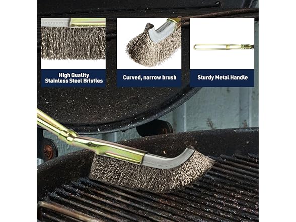 Kings County Tools BBQ Grill Brush Set