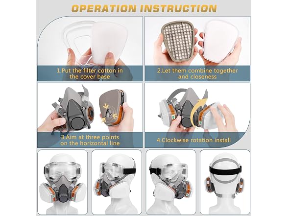 BAOMAO CON-110 Respirator Mask