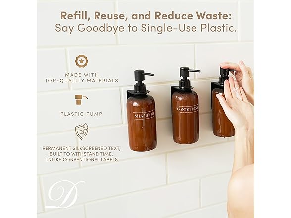 Amber Plastic Bottle