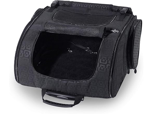 Gen7Pets Dog Carrier - Large Black Roller Bag