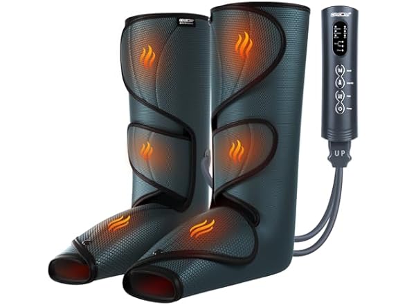 CINCOM Leg Massager with Heat and Compression