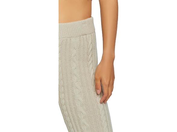 Forever 21 (S) Cable Knit Skinny Oyster Pants