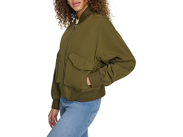 Levis Womens Lightweight Shorty Bomber (S)