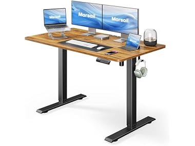 $62.99 Marsail Standing Desk Adjustable Height dealfomo