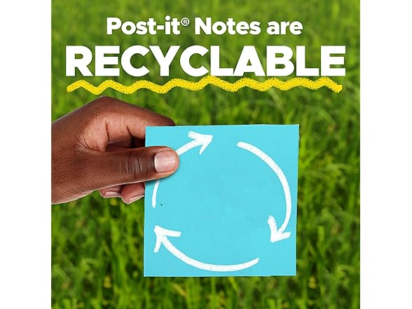 Post-it Super Sticky Notes, 3x3 in, 6 Pads