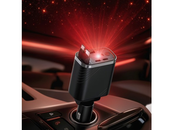 5 in1 Retractable Car Charger