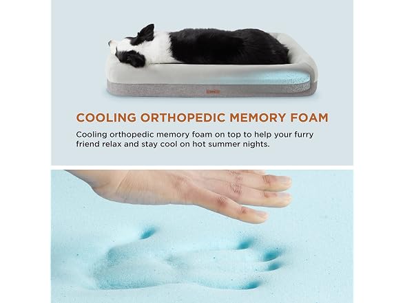 LE SURE Memory Foam Dog Bed - Orthopedic