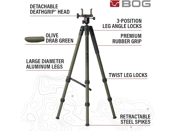 BOG DeathGrip Infinite Hunting Tripod
