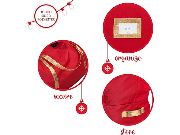 Simplify Holiday Décor Storage Bag
