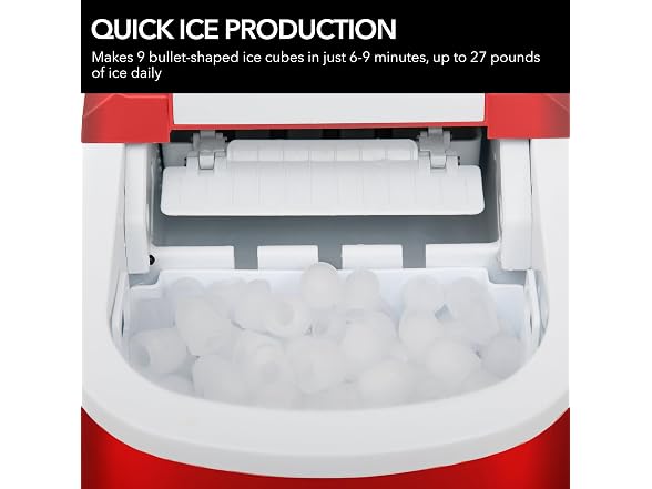 Whynter Compact Portable Ice Maker, 27 lb. Capacity