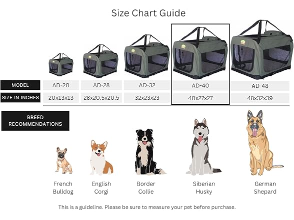 Go Pet Club 40" Soft Collapsible Dog Crate