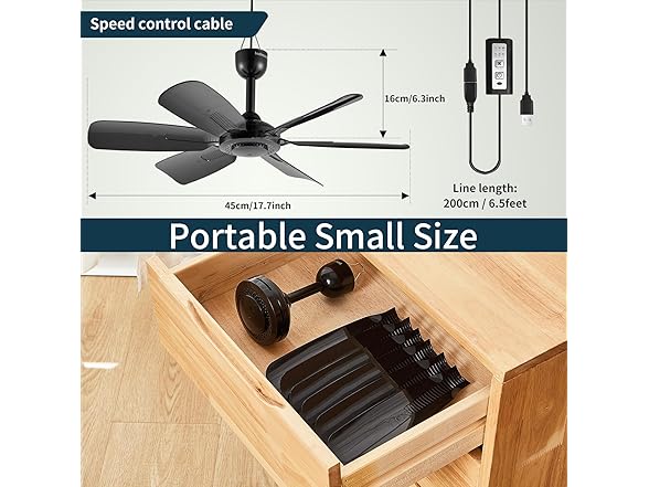 bestmoument 17.7" Inch Ceiling Fan Timer