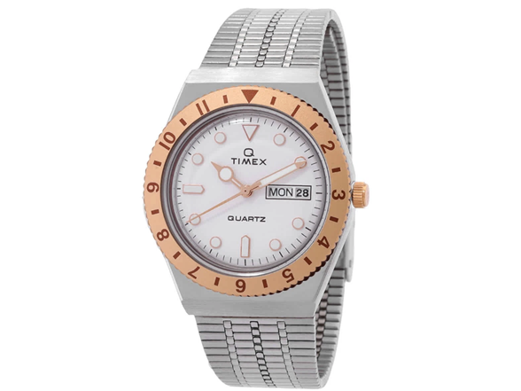 Timex Q Women’s 36mm Silver Dial Watch