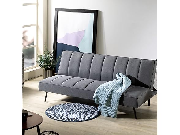 Zinus Quinn Convertible Sofa Bed, 2 in 1