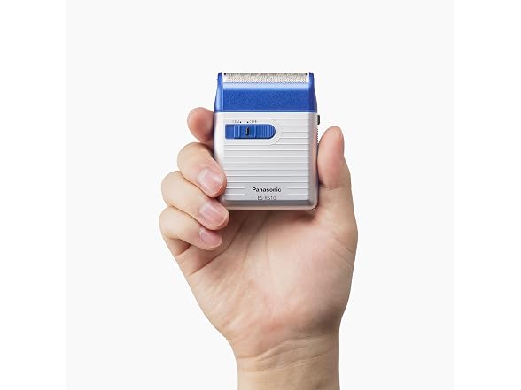 Panasonic Mens Travel Shaver Blue