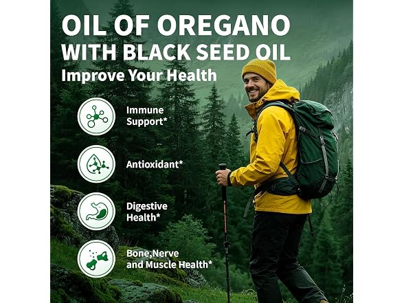 JME Oil of Oregano with Black Seed Oil