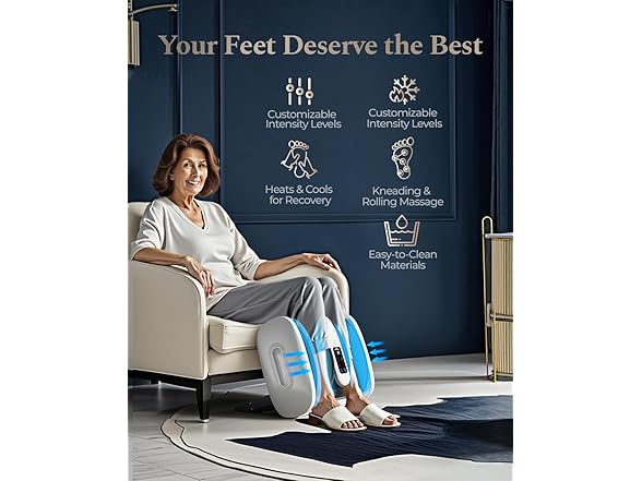 Foot Massager with Heat & Ice Therapy