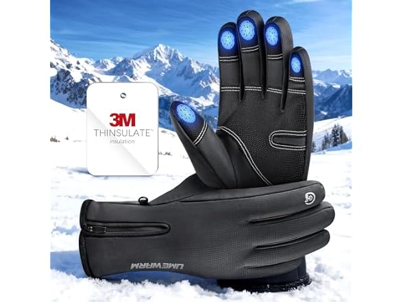 UMEWARM Winter Gloves-M