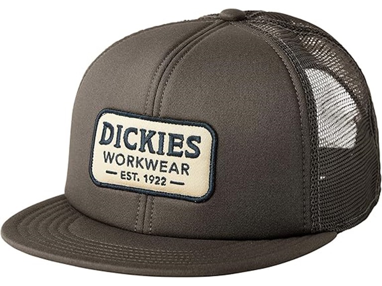 Dickies FLAT BILL TRUCKER W/EMBR TWILL PATC