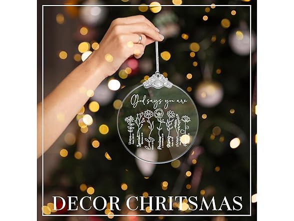 AMAQUANG God Says You are Ornament