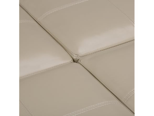SIMPLIHOME Ellis 36" Leather Ottoman