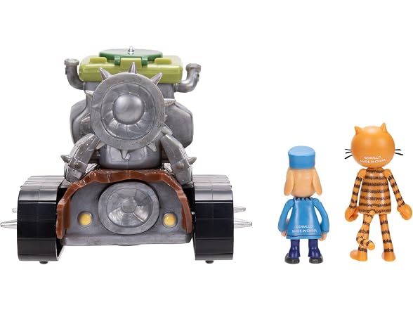 JAKKS Dog Man Squirrel Tank Shooter Vehicle