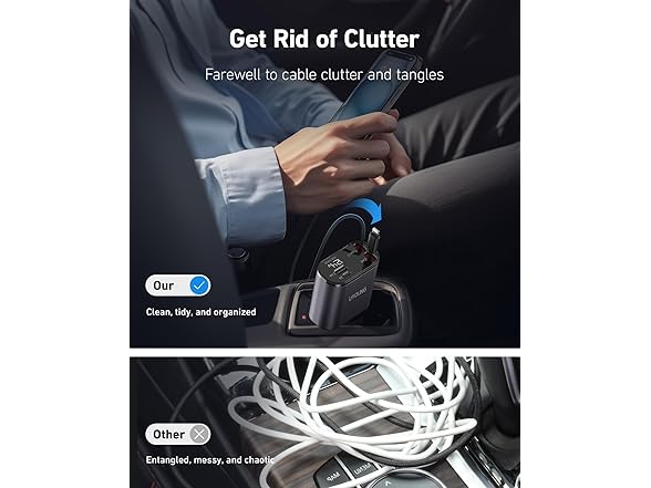 UYOUNG 100w Fast Car Phone Charger