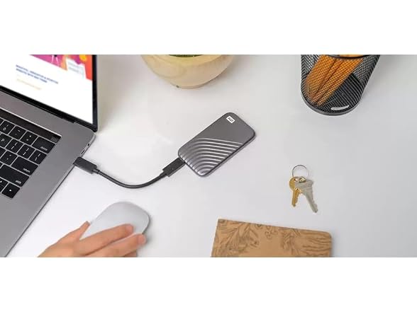 (NEW) Western Digital 4TB My Passport SSD External Portable SSD