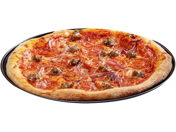 Restaurantware Met Lux 13" Pizza Pan with Pizza Cutter Bundle