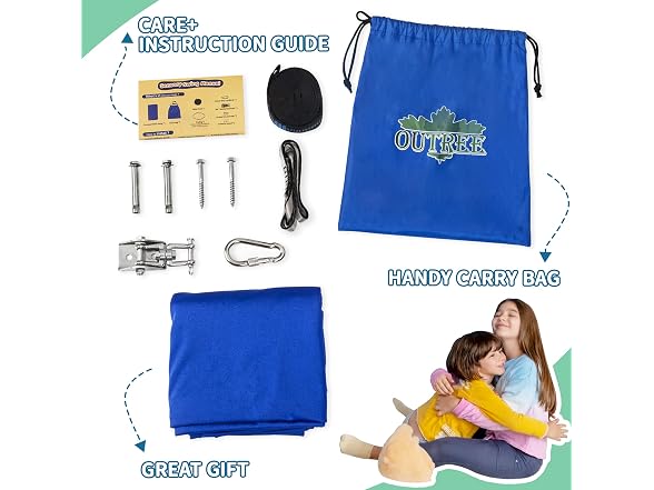 OUTREE Sensory Swing for Kids with 360° Swivel Hanger