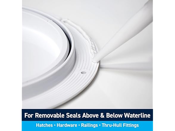 Marine Adhesive Sealant White 10oz