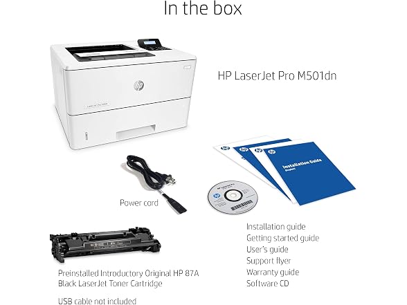 HP LaserJet Pro M501dn Duplex Printer