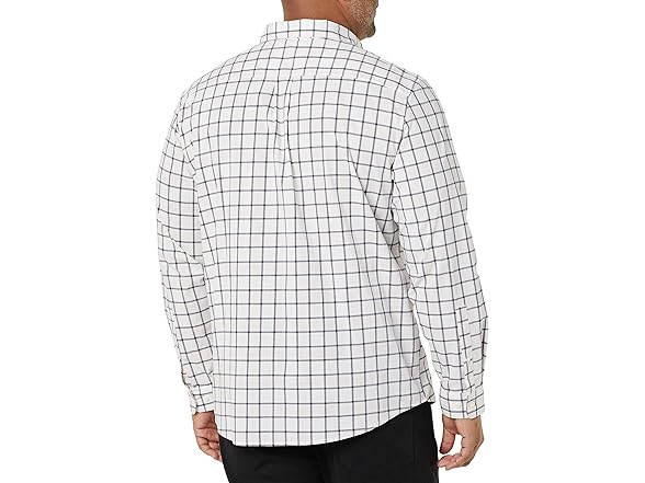 AE Mens LS RegularFit Stretch Poplin Shirt