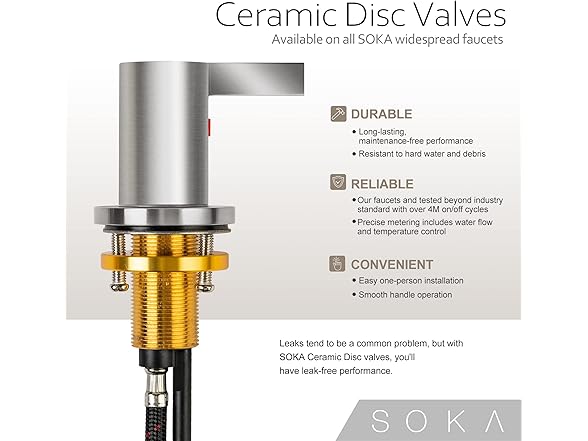 8-16" Bathroom Faucet Brushed Nickel