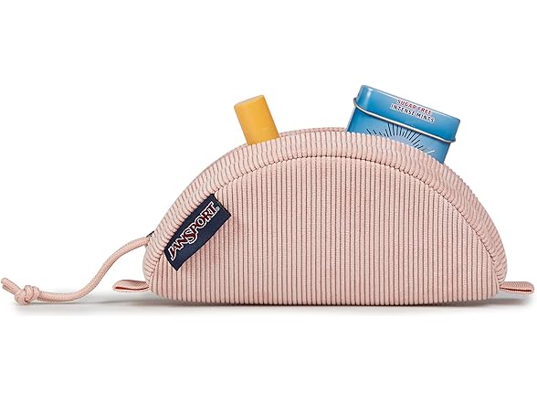 JanSport Luna Large Pouch – Misty Rose Corduroy