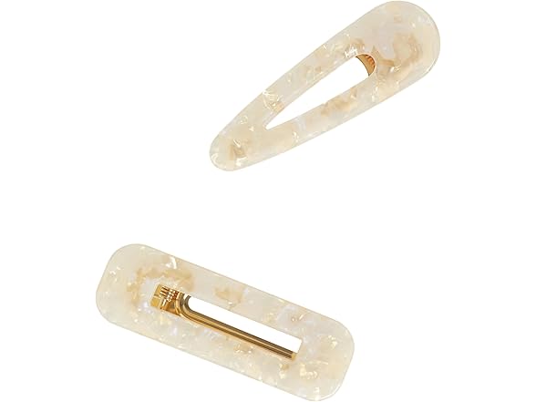 Goody SlideProof Resin Hinge Hair Clip Set, 2 Ct