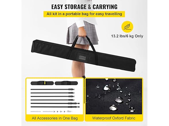 VEVOR 10 x 8 Ft Backdrop Banner Stand