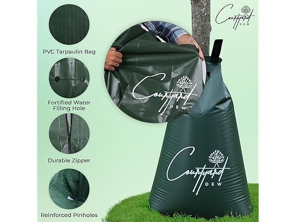 Tree Watering Bag Slow Release 4 Pack 20 Gallon