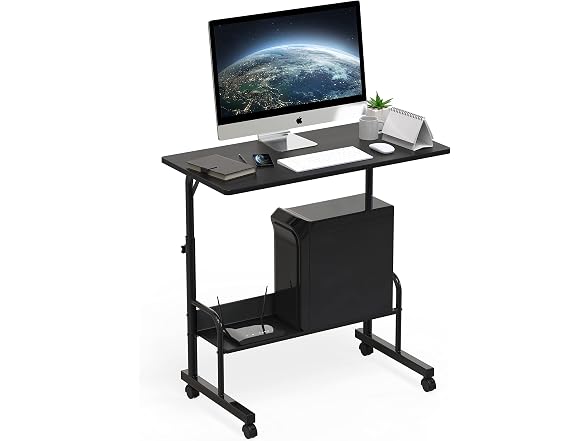 SHW 30.5" to 40.5" Height Adjustable Mobile Standing Desk - Gallery 8
