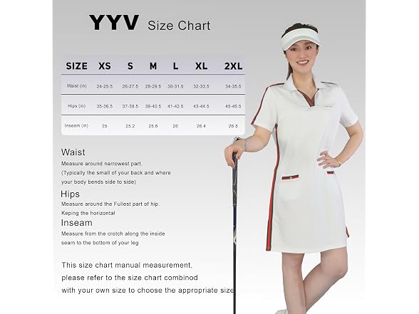 AIGE Womens Golf Tennis Dress, Short