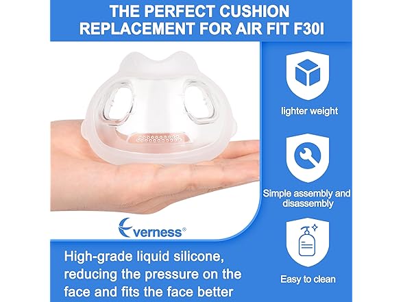 2 Pack Replacement Cushion for CPAP F30i